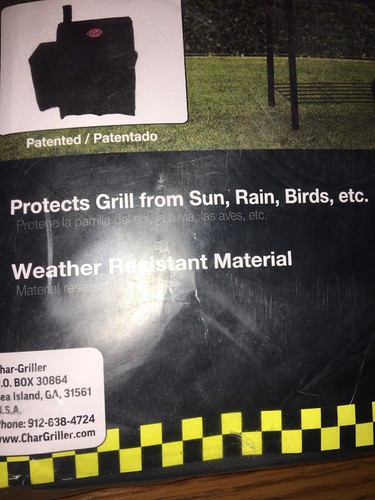 NEW Char-Griller Cover Fits Pro Deluxe Grill & Smoker Model 15555