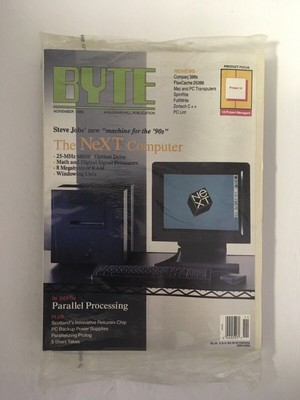 BYTE Magazine NOV 1988 Vol. 13 No. 12 Back Issue COMPUTER Magazine - Steve Jobs