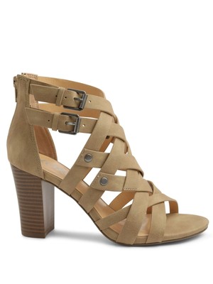 

Женские гладиаторы телесного цвета, бежевые, с двойной пряжкой XOXO, на каблуке Briannah, 6 м, Бежевый, XO193352