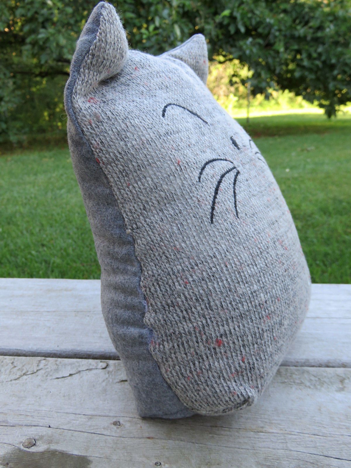 Cat Doorstop Fabric Home Accent Decor Novelty New 10 x 7 in. door stop