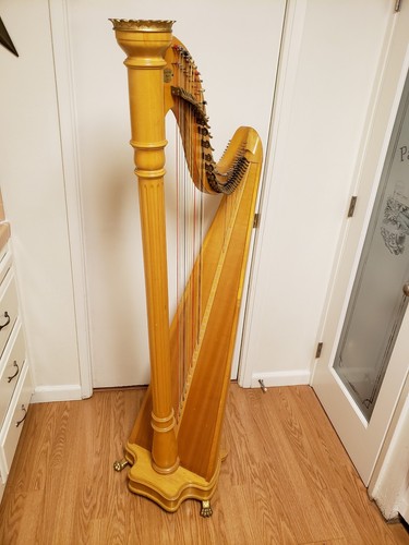 Lyon & Healy Lever Harp 38 strings Beautiful Prelude 226 Musical Instrument Wood