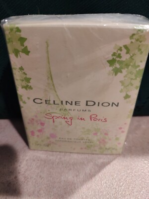 Discontinued factory sealed Celine Dion Coty Parfum Spring In Paris NY 1.7 fl oz