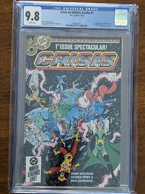 Crisis on Infinite Earths #1 CGC 9.8 1985 1st appearance of Blue Beetle in DC