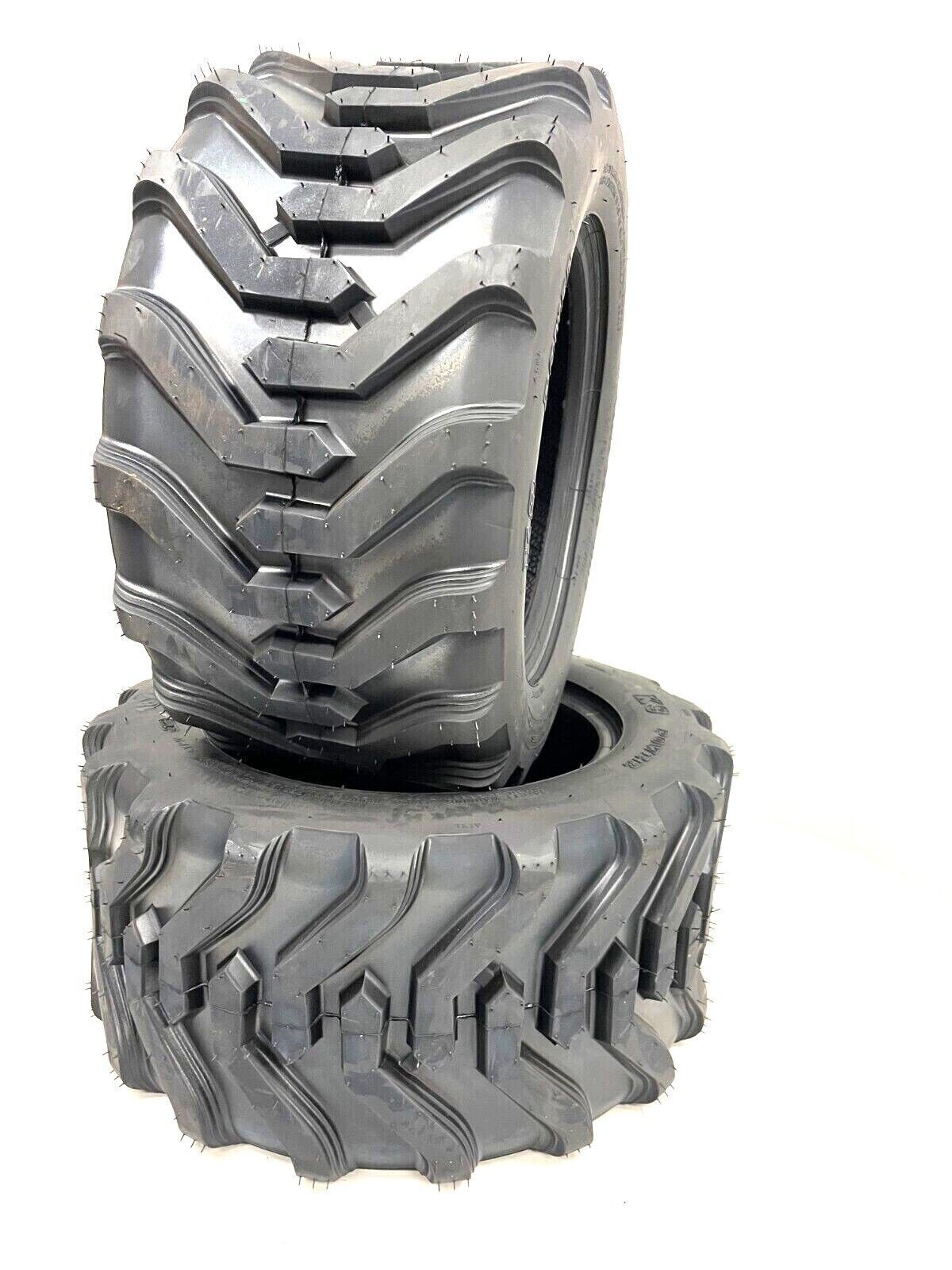 Two 18x8.50-8 Lug Traction Lawn Tractor Tires 18 8.50 8 R-4 Two 18x8.50-8 Lug Traction Lawn Tractor Tires 18 8.50 8 R-4