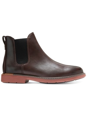 

Мужские туфли на блочном каблуке с круглым носком COLE HAAN коричневого цвета с язычком Goring 11,5 м, Коричневый, C36532
