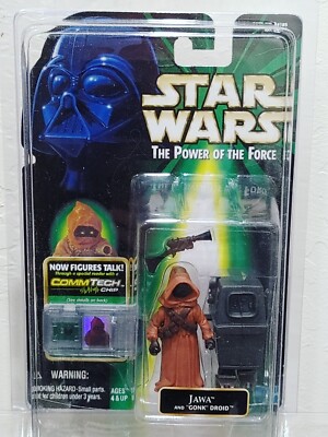 Star Wars Kenner Potf2 Jawa And Gonk Droid Commtech Chip Action Figure ~ Misp