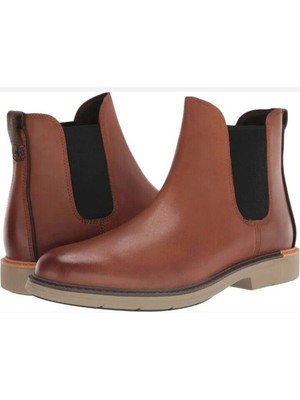 

COLE HAAN Мужские коричневые мягкие туфли на блочном каблуке с круглым носком «Челси», 8,5 м, Коричневый, C36533