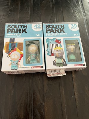 South Park Micro Construction: Professor Chaos & Human Kite Kits BNIB