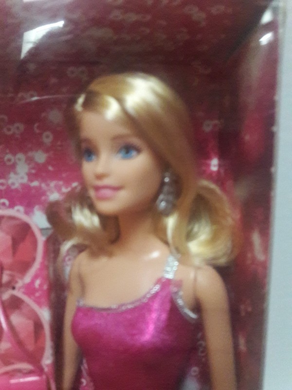 barbie glitz doll pink dress