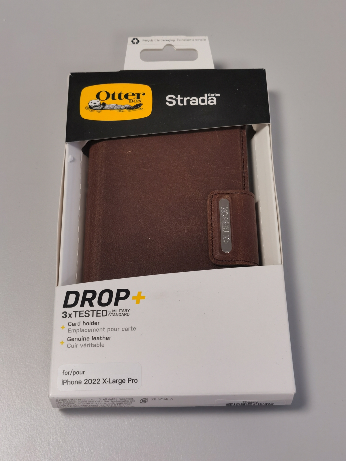 OtterBox Strada Hülle für iPhone 14 Pro Max stoßfest sturzsicher braun 