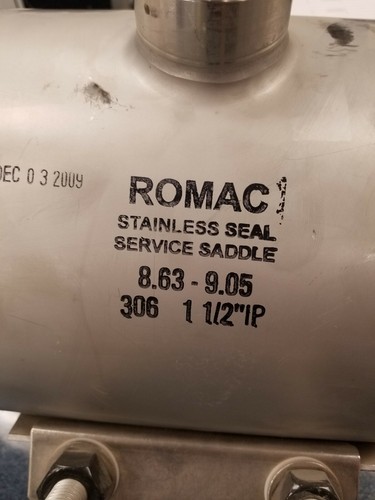 Romac Stainless Steel Saddle - 8