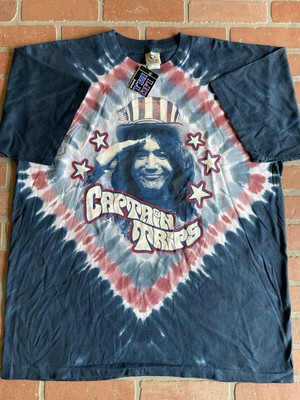 Vintage Grateful Dead Jerry shirt Tie-Dye Single Stitch Captain Trips XL New