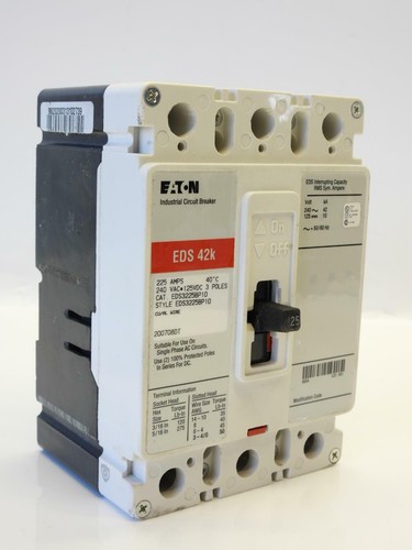 New Eaton EDS3225BP10 Series C Industrial Circuit Breaker
