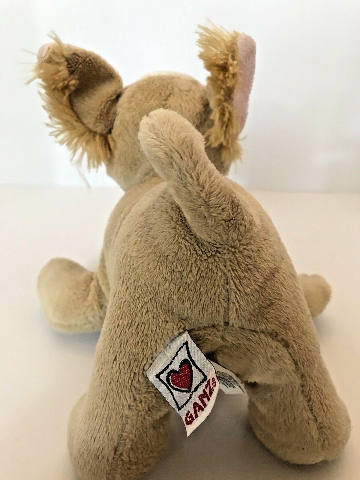 Ganz Chihuahua with white face and black stallion set of 2 plush animals no code