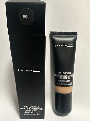 MAC Pro Longwear Nourishing Waterproof Foundation Shade NW35 Full Size 25ml