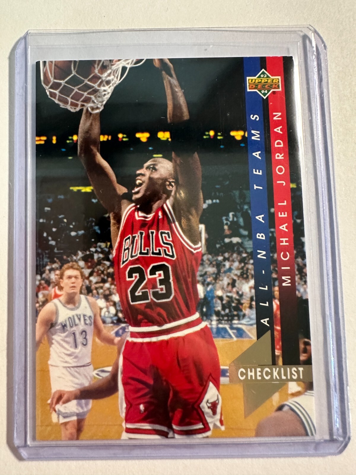 その他 NBA Michael Jordan (15) K125,075 - 1993-94 Upper Deck All-NBA #AN15 Michael Jordan
