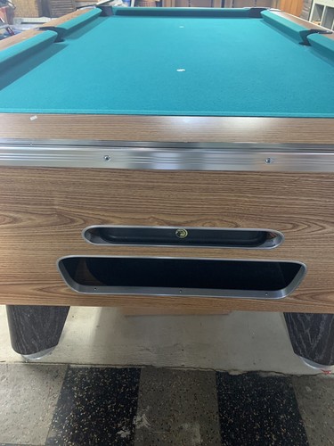 7' VALLEY PANTHER COMMERCIAL COIN-OP POOL TABLE MODEL ZD-8 GREEN CLOTH