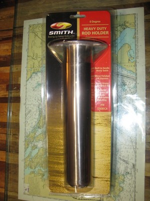 Rod Holder  Flush Mount  Stainless Steel  CE Smith 53680CA