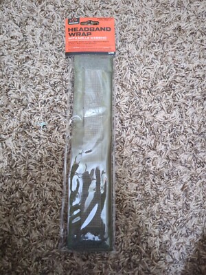 Walkers Razor Universal Ear Muff Headband Wrap Cool Mesh Padding OD Green Molle
