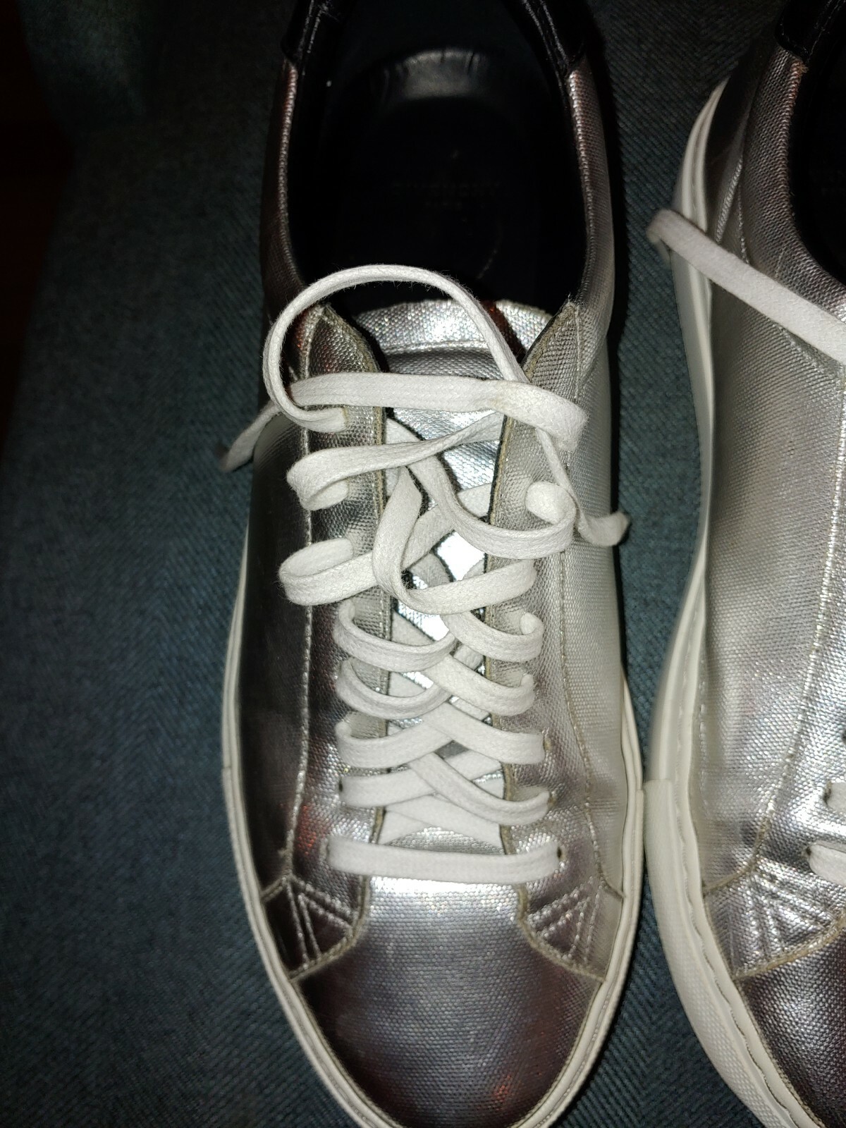 givenchy metallic sneakers