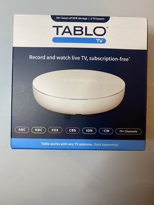 Tablo TV 4th Gen 2-Tuner FHD Over The-Air Streaming Player Open Box
