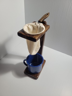 Chorreador, Handmade Wooden Coffee Maker, Pour Over, Reusable, Eco Friendly