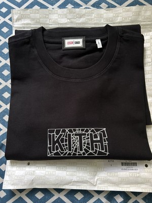 Marvel x Kith Spider-Man Web Logo Tee Size Small