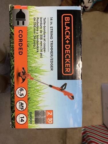 BLACK+DECKER High Performance 6.5 Amp 14 in. String Trimmer - GH900