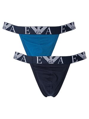 

Набор из 2 мужских спортивных ремней Emporio Armani, синий, 111932-3R715-50336