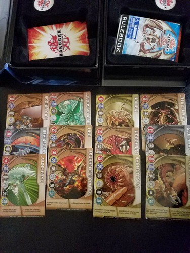 Bakugan Battle Brawlers Card Lot 2 Boxes Magnetic, Holo, & More. 120+ Cards USED