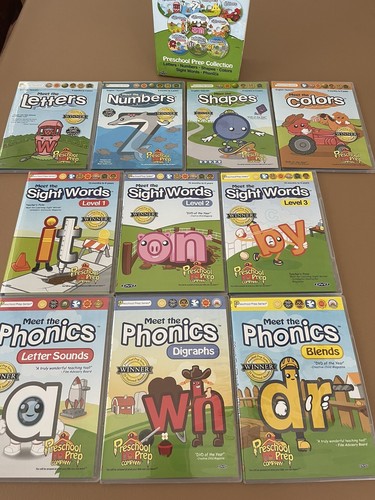 Preschool Prep Collection 英語DVD10本 Preschool Prep Company 10 DVD Collection Boxed Set Letters