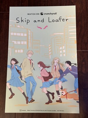 Anime Expo AX 2023 Skip and Loafer Crunchyroll Promo Poster