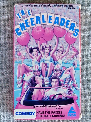 The Cheerleaders VHS 1972 1973 sex comedy sleaze rare htf oop 1985 1986 release