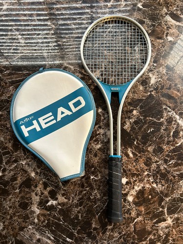 Vintage AMF HEAD Standard Aluminum Tennis Racquet w Cover 4 1/2 L