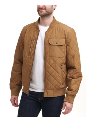 

LEVI STRAUSS - CO Мужская бежевая куртка-бомбер, Бежевый, LM1RC433