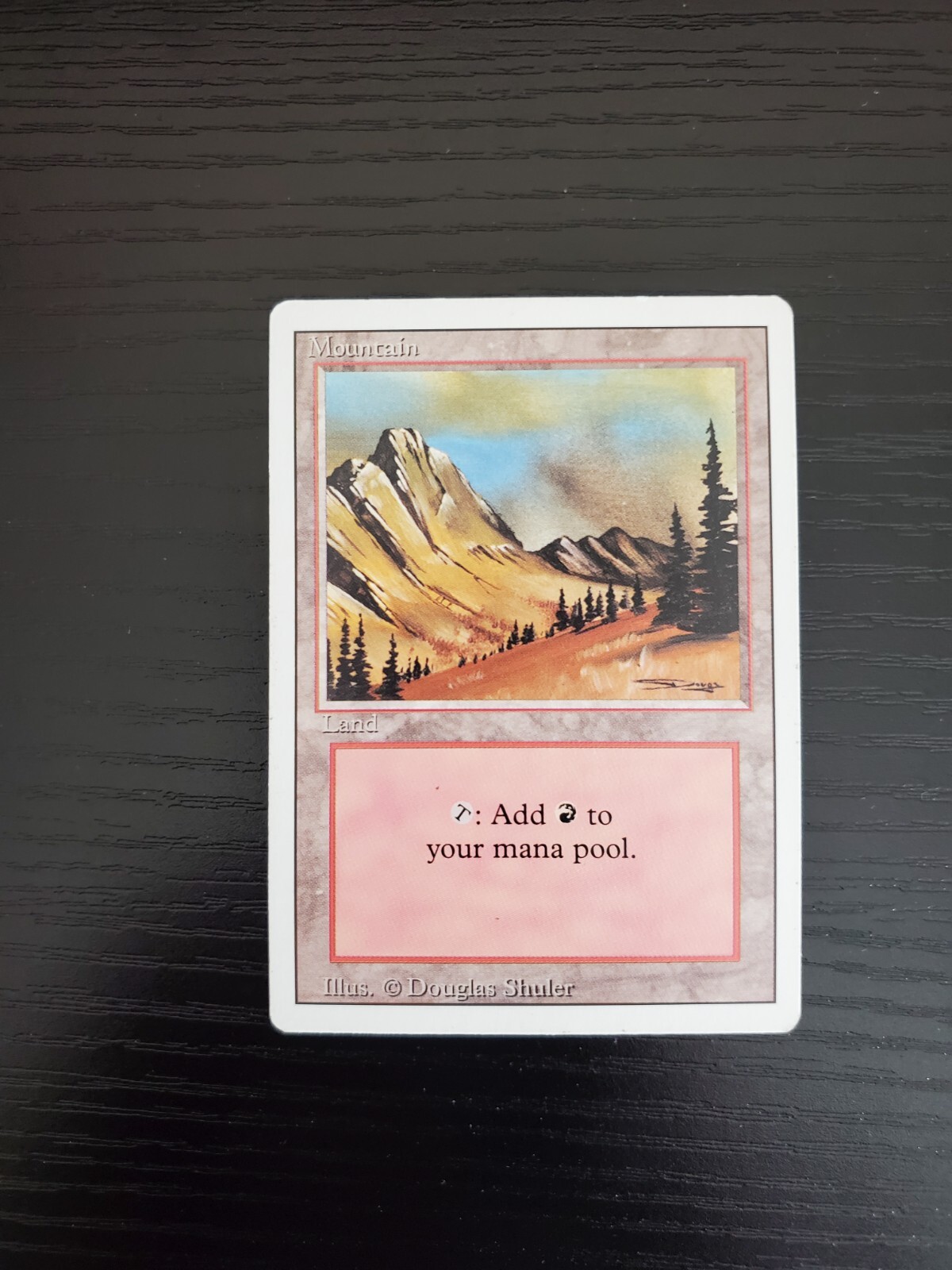 1995 MTG Magic the Gathering Revised 3rd Edition - Mountain