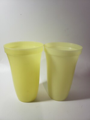 Tupperware Replacement #844-1 Yellow Quick Shake CUPS ONLY