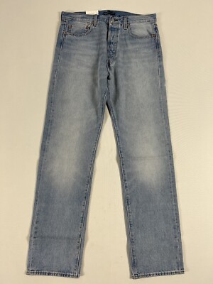 LEVIS MADE AND CRAFTED LMC 1980 S 501 JEANS INLET MEDIUM WASH 36X34 NWT