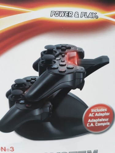 Energizer Charging Station for 2 Playstation 3 PS3 Controllers AC Adapter Video