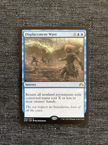 Displacement Wave 1x FOIL ORI MTG Magic Origins Rare MINT blue Displacement Wave 1x FOIL ORI MTG Magic Origins Rare MINT blue