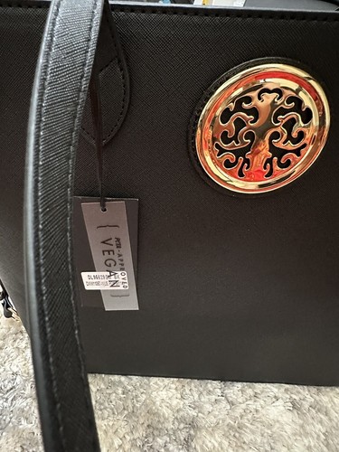 Deluxity Los Angeles Women's Tote Bag Black Vegan Approved