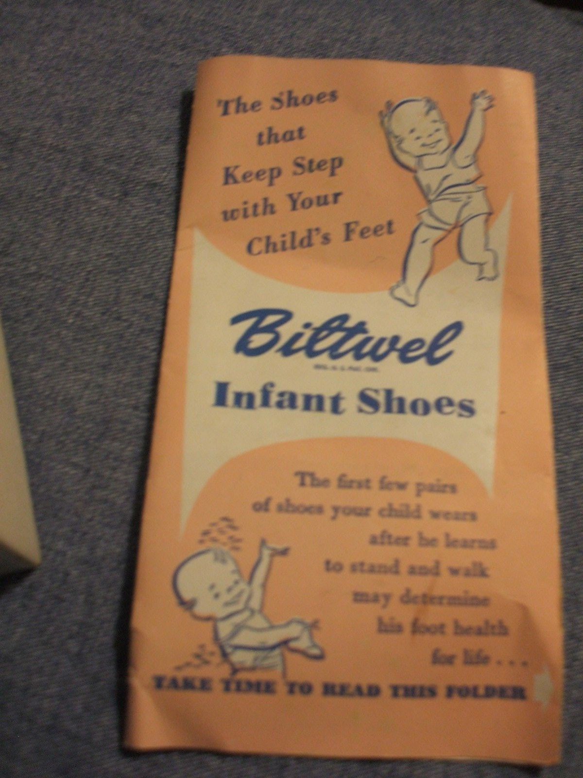Trimfoot Baby - Blue Shoes for Baby 1950s or earlier