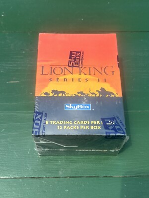DISNEY 1994 Skybox Lion King Series 2 II SEALED BOX IN FACTORY SHRINK