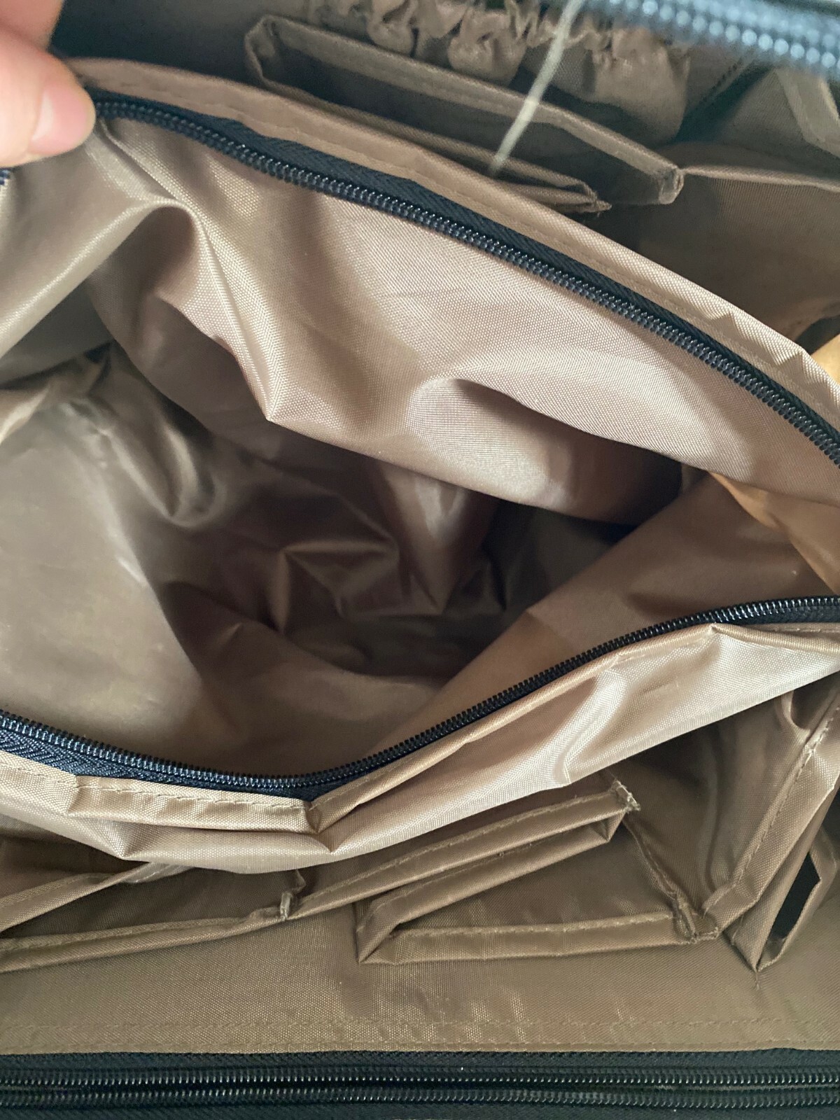 New - Joy Mangano, Duffle Travel Black Carry On Compartments Over Night Bag