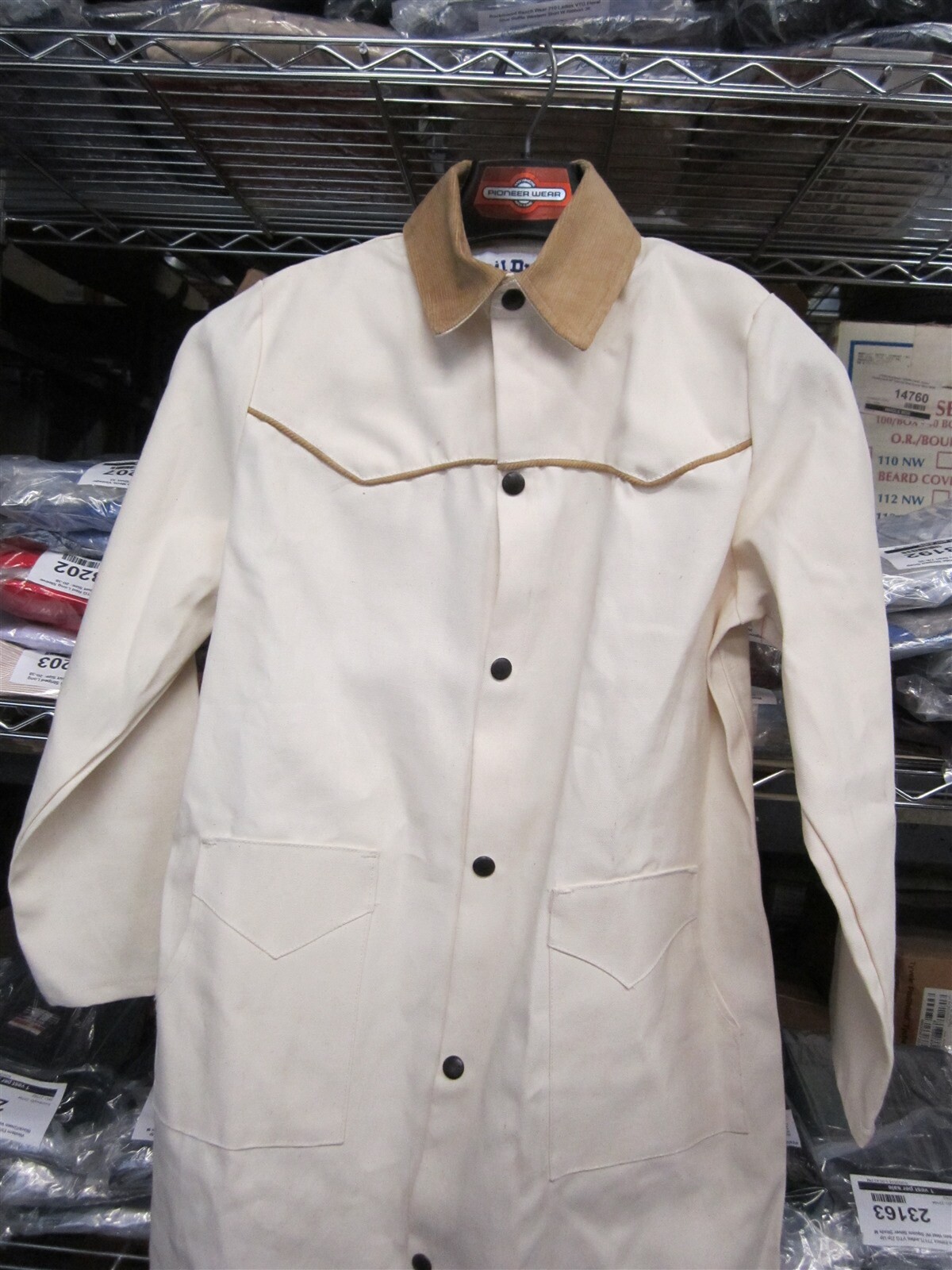 New Range Wear USA Made Vintage Canvas Kids Youth XSMALL Trail Riding Duster