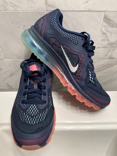 美品　ナイキ エアマックス1  ホワイト　ミッドナイトネイビー　ピンク　24.5 NIKE WMNS AIR MAX 90 ナイキ ウィメンズ エア マックス