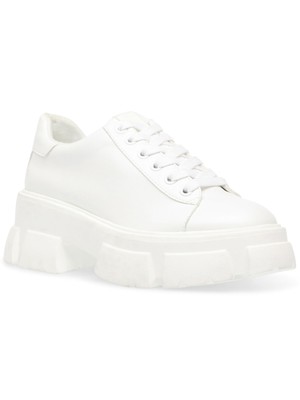STEVE MADDEN Женские белые спортивные кроссовки на платформе 1-1/2 дюйма Michigan 9,5 M, Белый, MICH06S1