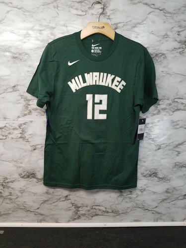 【¥ellow Bucks着用】FOOTBALL SHIRT NIKE MILWAUKEE Bucks T-Shirt Jabari Parker #12 Player Dri