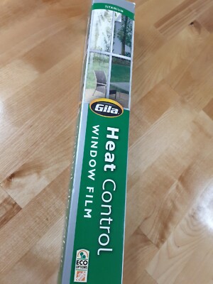 Gila 3 ft. x 15 ft. Advanced Heat Control Titanium Window Film NEW in Box