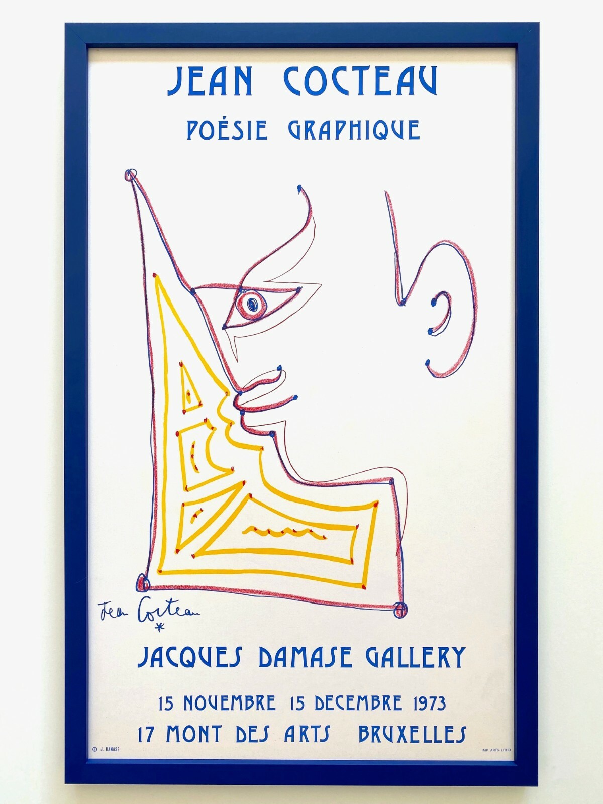 Adam & Eve” by Jean Cocteau Poster 1989